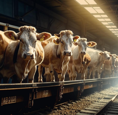 Транспортировка скота железнодорожным транспортом