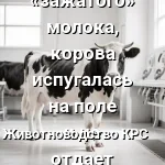 корова в стрессе споля