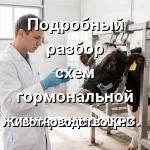 ветеринарной процедуры на молочной ферме